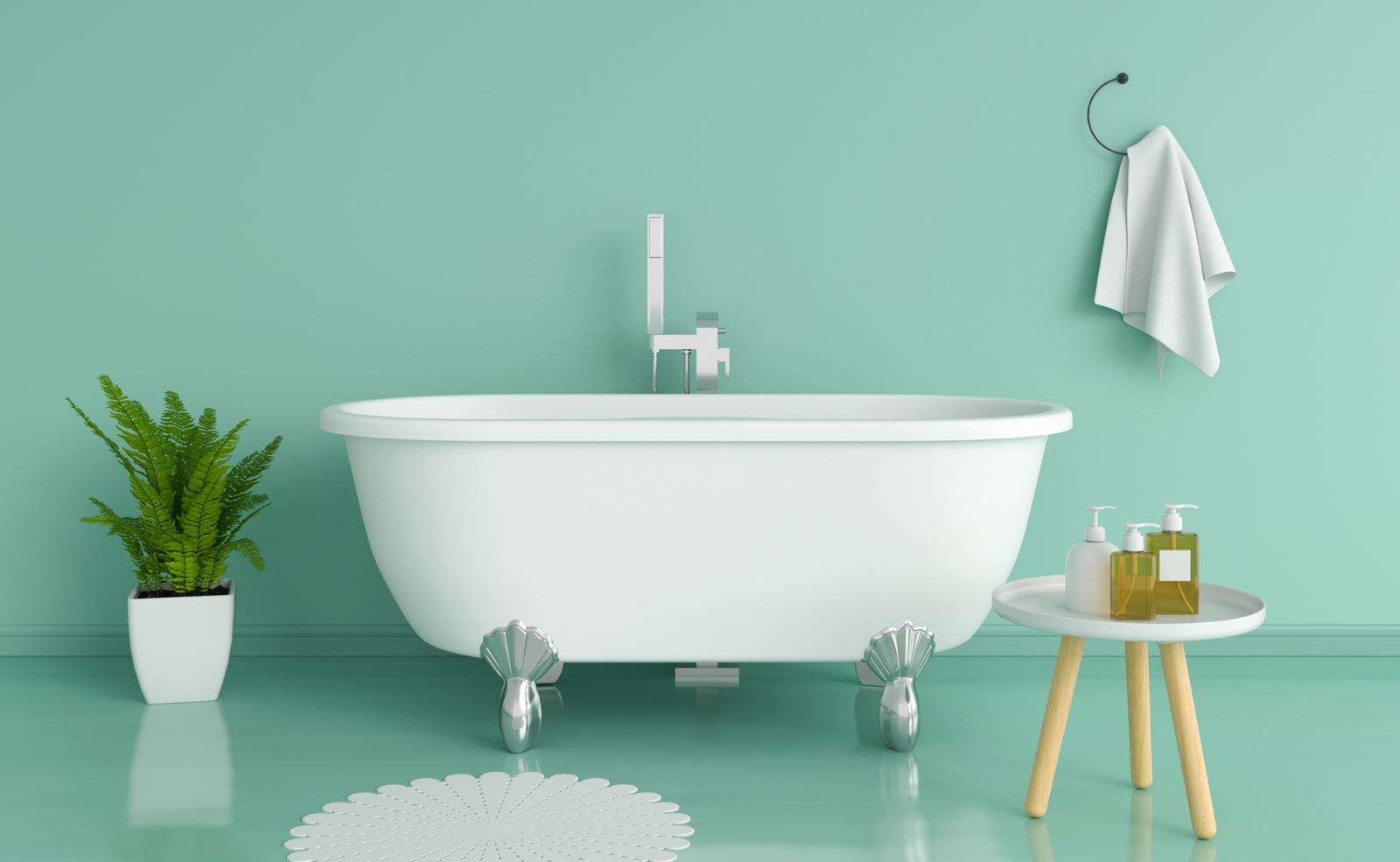 Die richtige Wandfarbe macht dein Badezimmer zum Hingucker